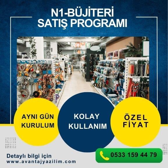N1-BÜJİTERİ PROGRAMI     PERAKENDE SATIŞ PROGRAMI     STOK YÖNETİMİ 