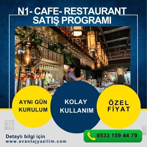 N1-CAFE-RESTAURANT PROGRAMI     PERAKENDE SATIŞ PROGRAMI     STOK YÖNETİMİ     