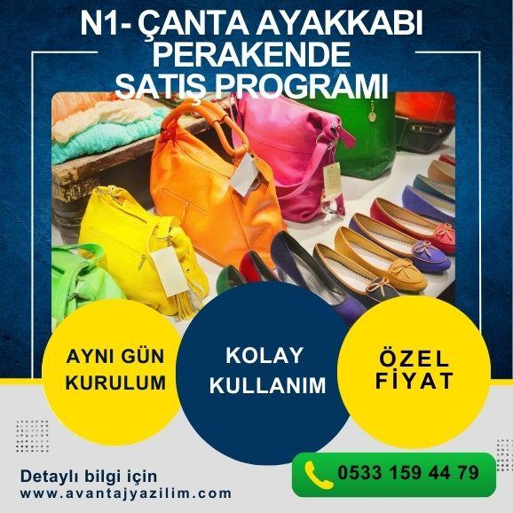 N1-ÇANTA - AYAKKABI PROGRAMI     PERAKENDE SATIŞ PROGRAMI     STOK YÖNETİMİ