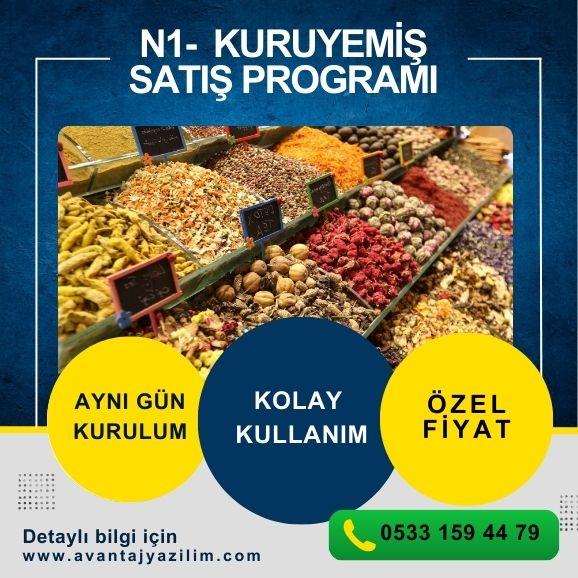 N1-KURUYEMİŞ PROGRAMI     PERAKENDE SATIŞ PROGRAMI     STOK YÖNETİMİ