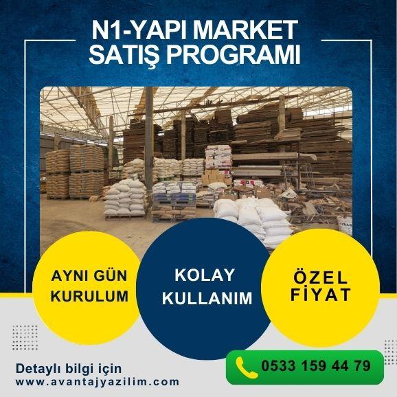 N1-YAPI MARKET PROGRAMI     PERAKENDE SATIŞ PROGRAMI     STOK YÖNETİMİ 