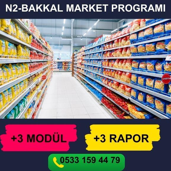 N2-BAKKAL MARKET PROGRAMI     PERAKENDE BARKODLU SATIŞ PROGRAMI     STOK YÖNETİMİ      PERSONEL MAAŞ MODÜLÜ     PERSONEL PİRİM MODÜLÜ     KASA  ÇIKIŞ-GİDER MODÜLÜ     FİŞ BAZLI SATIŞ RAPORU     ÜRÜN SATIŞ HIZ RAPORU     ŞÜPHELİ İŞLEMLER RAPORU