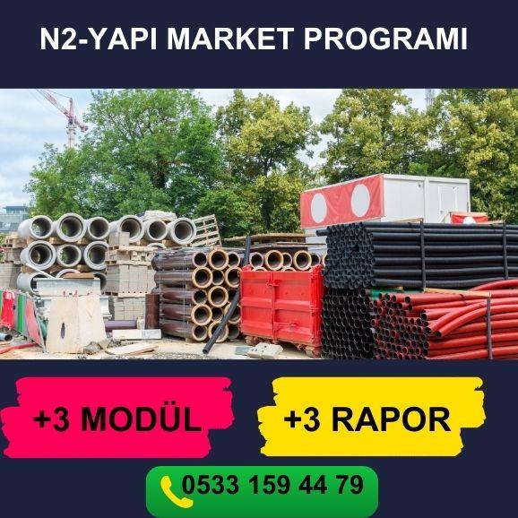 N2-YAPI MARKET PROGRAMI     PERAKENDE BARKODLU SATIŞ PROGRAMI     STOK YÖNETİMİ      PERSONEL MAAŞ MODÜLÜ     PERSONEL PİRİM MODÜLÜ     KASA  ÇIKIŞ-GİDER MODÜLÜ     FİŞ BAZLI SATIŞ RAPORU     ÜRÜN SATIŞ HIZ RAPORU     ŞÜPHELİ İŞLEMLER RAPORU