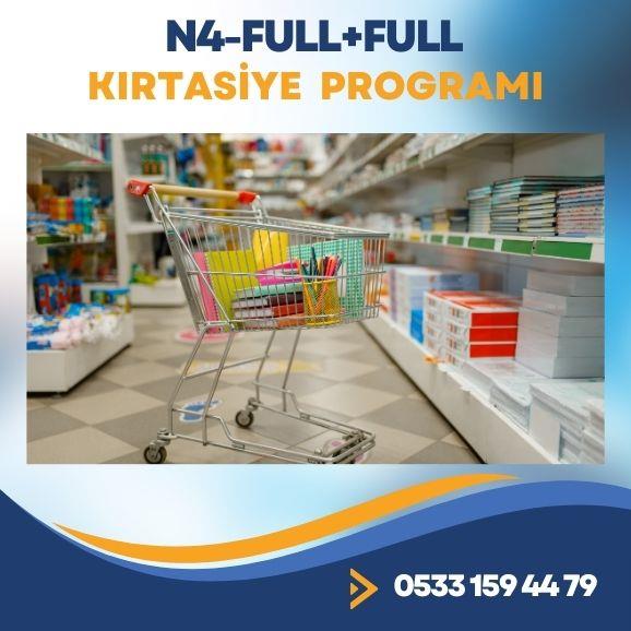 N4-KIRTASİYE PROGRAMI FULL + FULL PAKET PERAKENDE & TOPTAN BARKODLU MUHASEBE VE SATIŞ SİSTEMLERİ İHTİYAÇ DUYABİLECEĞİNİZ  TÜM MODÜLLER VE TÜM RAPORLAMA SİSTEMLERİ İÇERİKLİDİR.