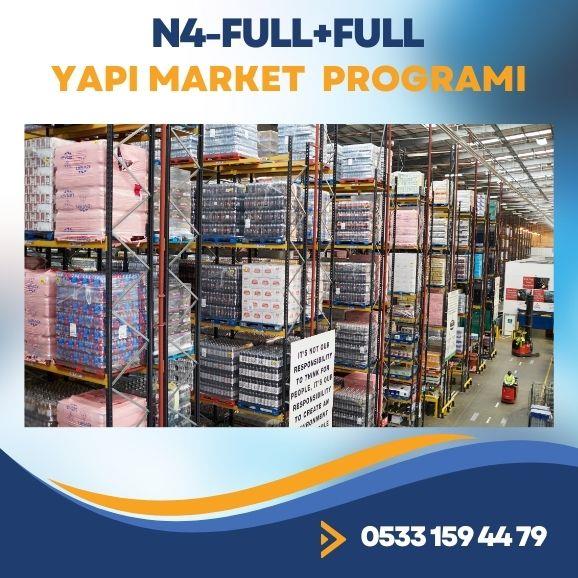N4-NYAPI MARKET PROGRAMI FULL + FULL PAKET PERAKENDE & TOPTAN BARKODLU MUHASEBE VE SATIŞ SİSTEMLERİ İHTİYAÇ DUYABİLECEĞİNİZ  TÜM MODÜLLER VE TÜM RAPORLAMA SİSTEMLERİ İÇERİKLİDİR.SİSTEMLERİ