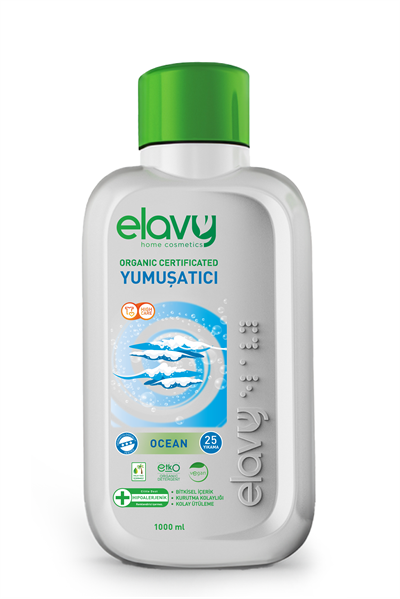 Elavy Ocean Organik Sertifikalı Çamaşır Yumuşatıcısı 1 Litre