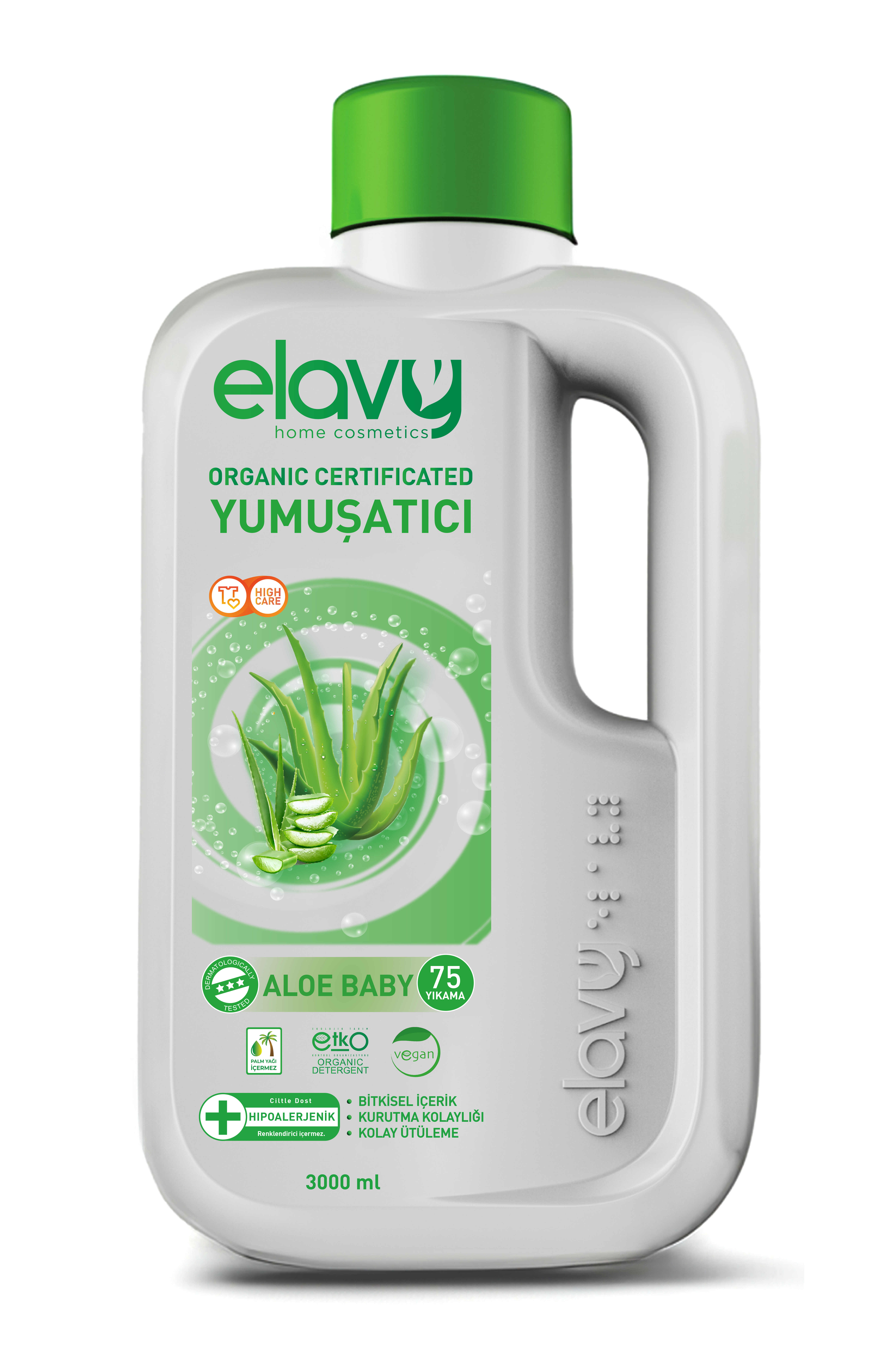 Elavy Aloe Baby Organik Sertifikalı Çamaşır Yumuşatıcısı 3