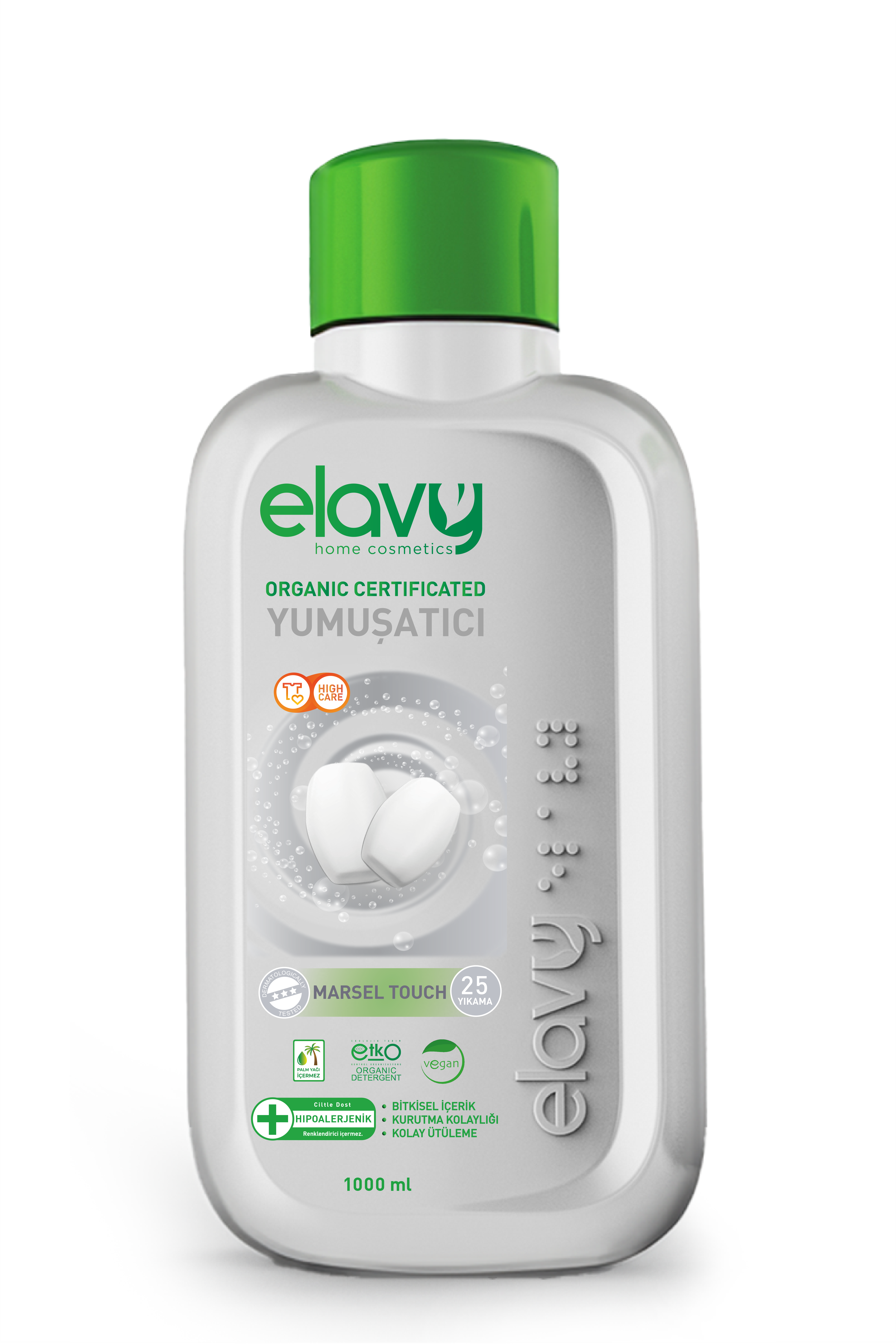 Elavy Marsel Touch Organik Sertifikalı Çamaşır Yumuşatıcısı 1 Litre