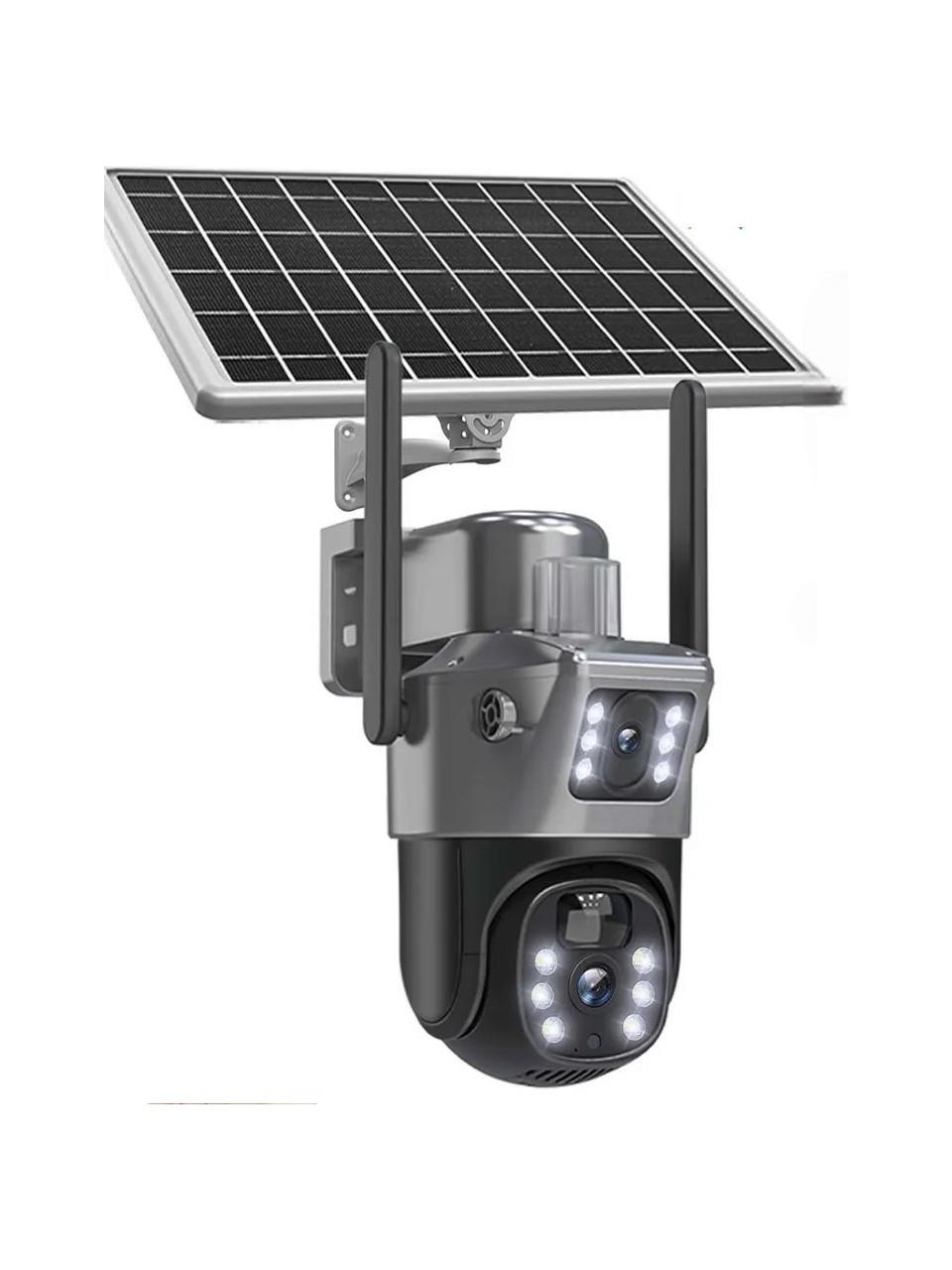 6MP 2 Kameralı Solar PTZ 4G Sim Kartlı Kamera 6MP 2 Kameralı Solar PTZ 4G Sim Kartlı Kamera