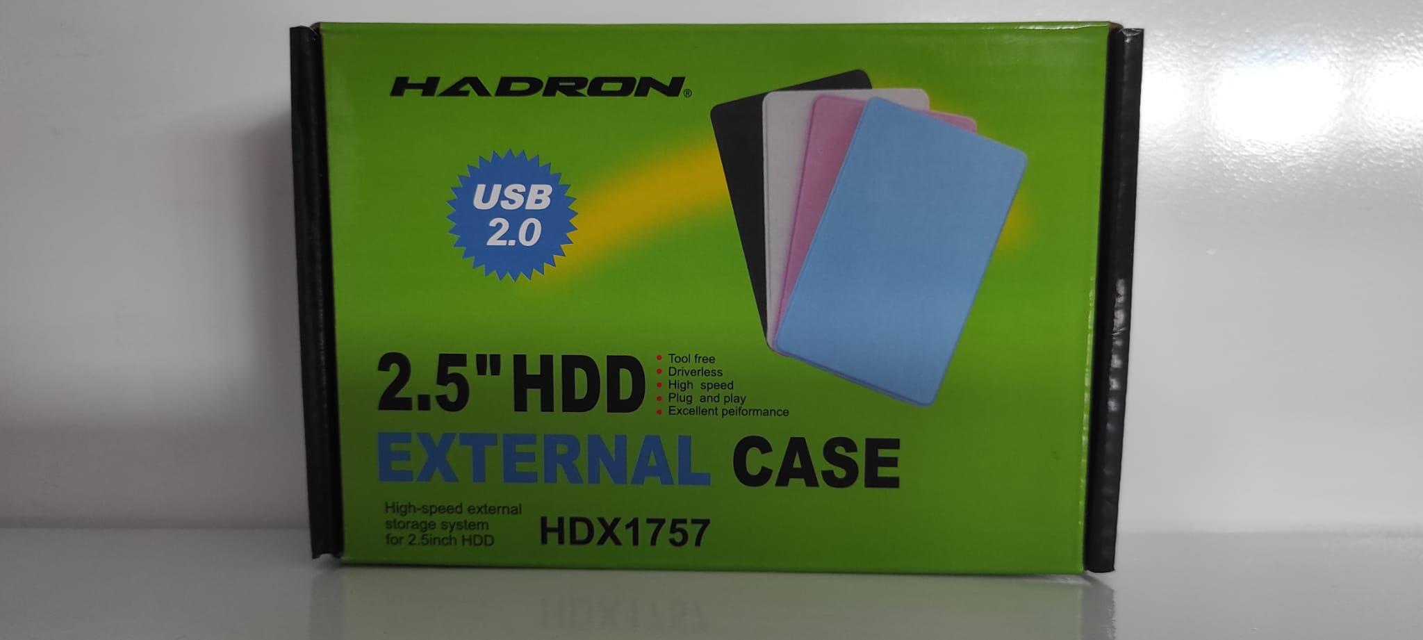 HADRON HDX1757 HARDDİSK KUTUSU PLASTİK USB 2.0 SATA 2.5 HADRON HDX1757 HARDDİSK KUTUSU PLASTİK USB 2.0 SATA 2.5