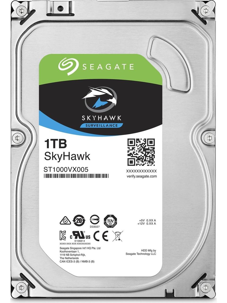 SEAGATE 3.5 1TB SKYHAWK ST1000VX005 5900 RPM 64MB SATA-3 Güvenlik Diski SEAGATE 3.5 1TB SKYHAWK ST1000VX005 5900 RPM 64MB SATA-3 Güvenlik Diski
