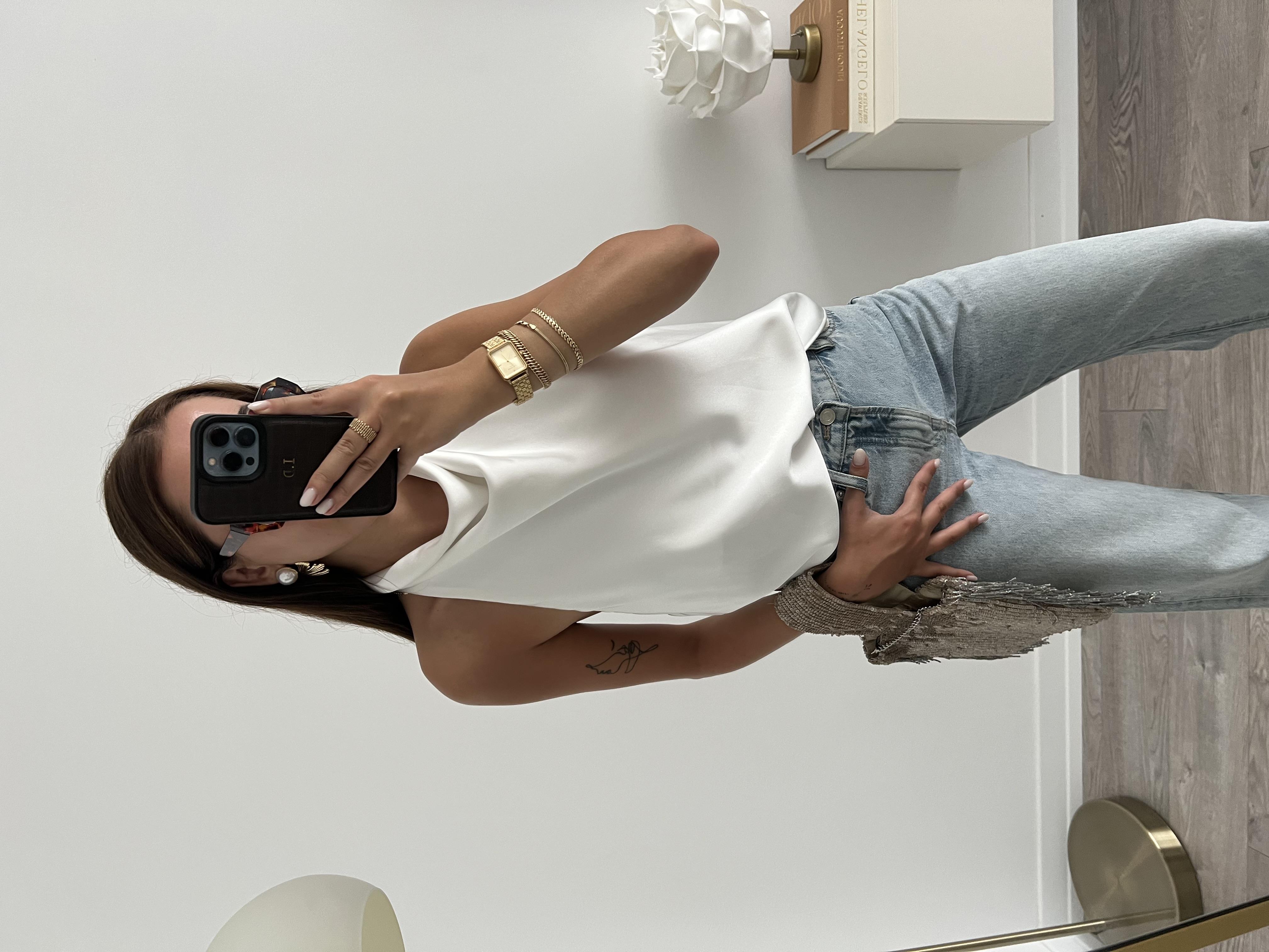 Marka Model Saten Bluz