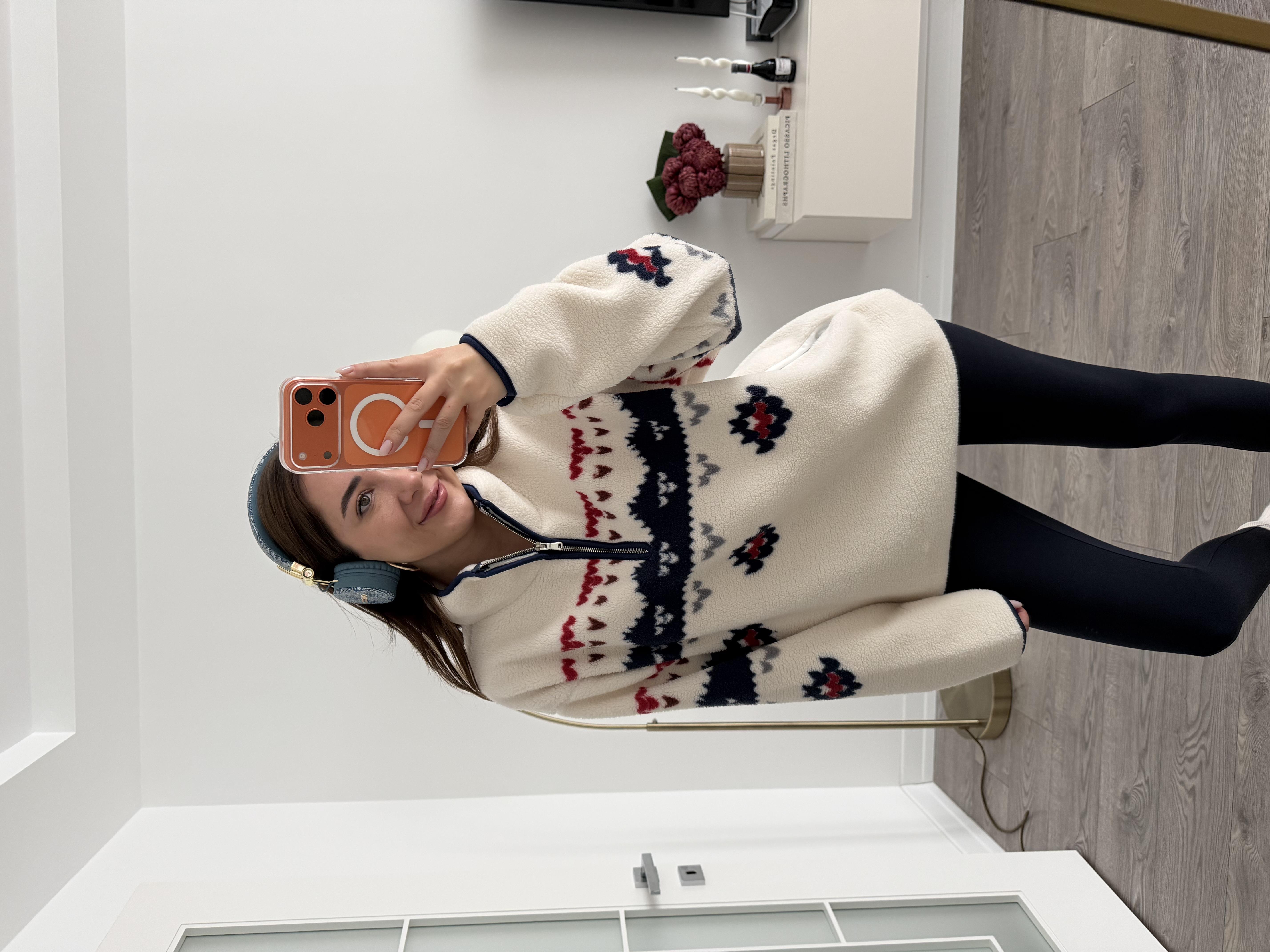 Oyshoo Model Yarım Fermuarlı Polar Sweatshirt 