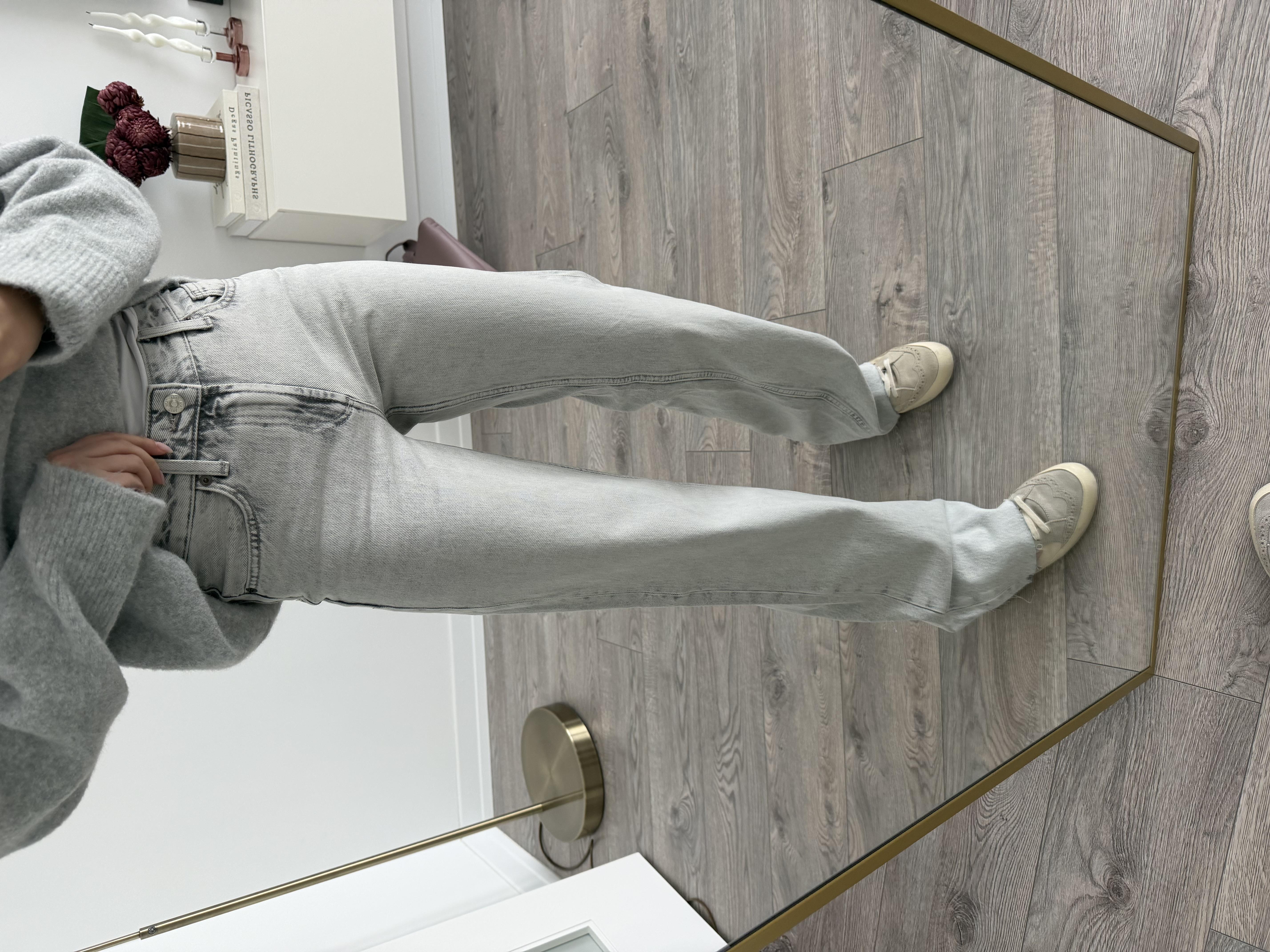 ZR Açık Gri Straight Jean