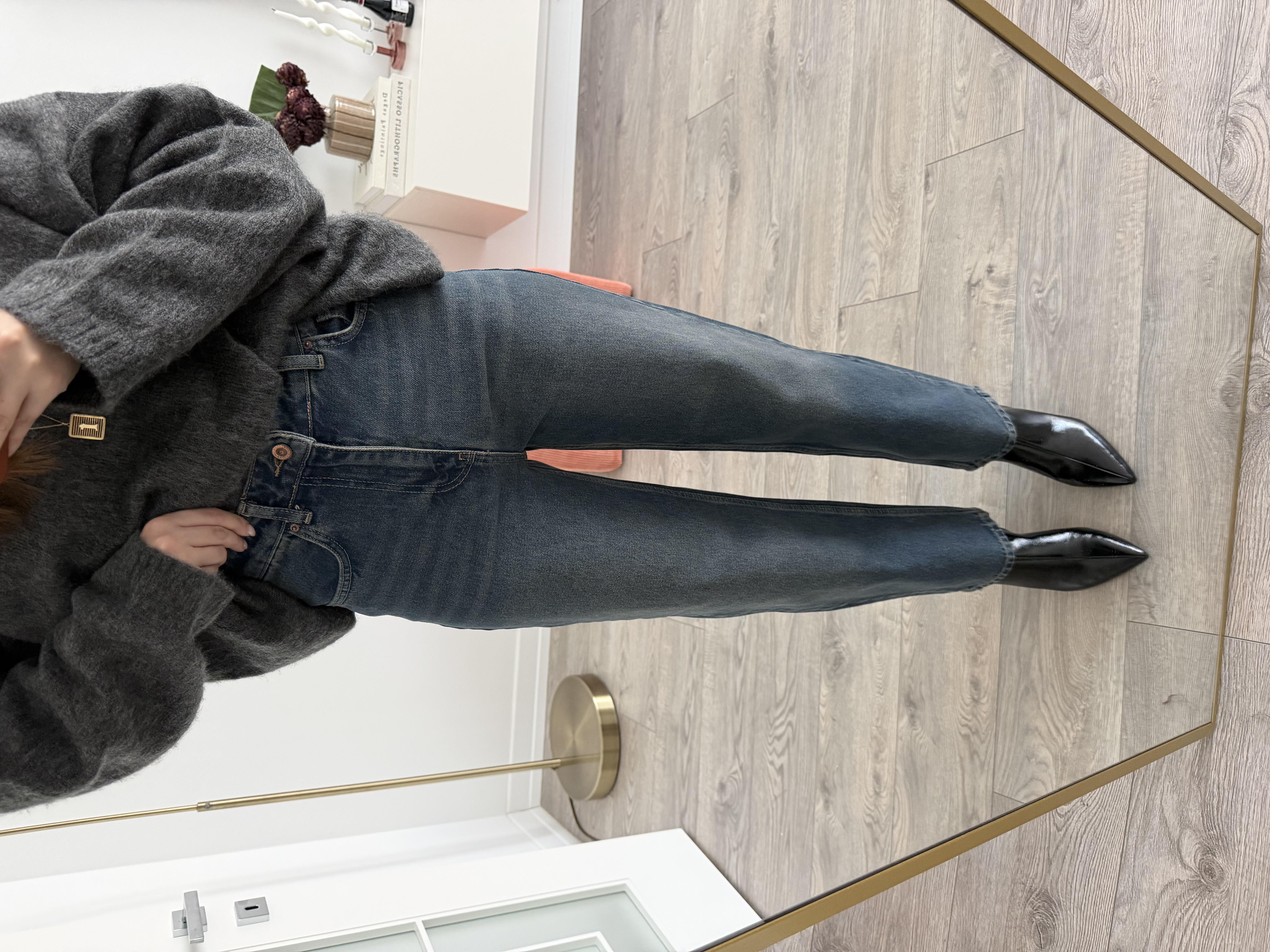 Dilvin Mavi Tint Mom Jean