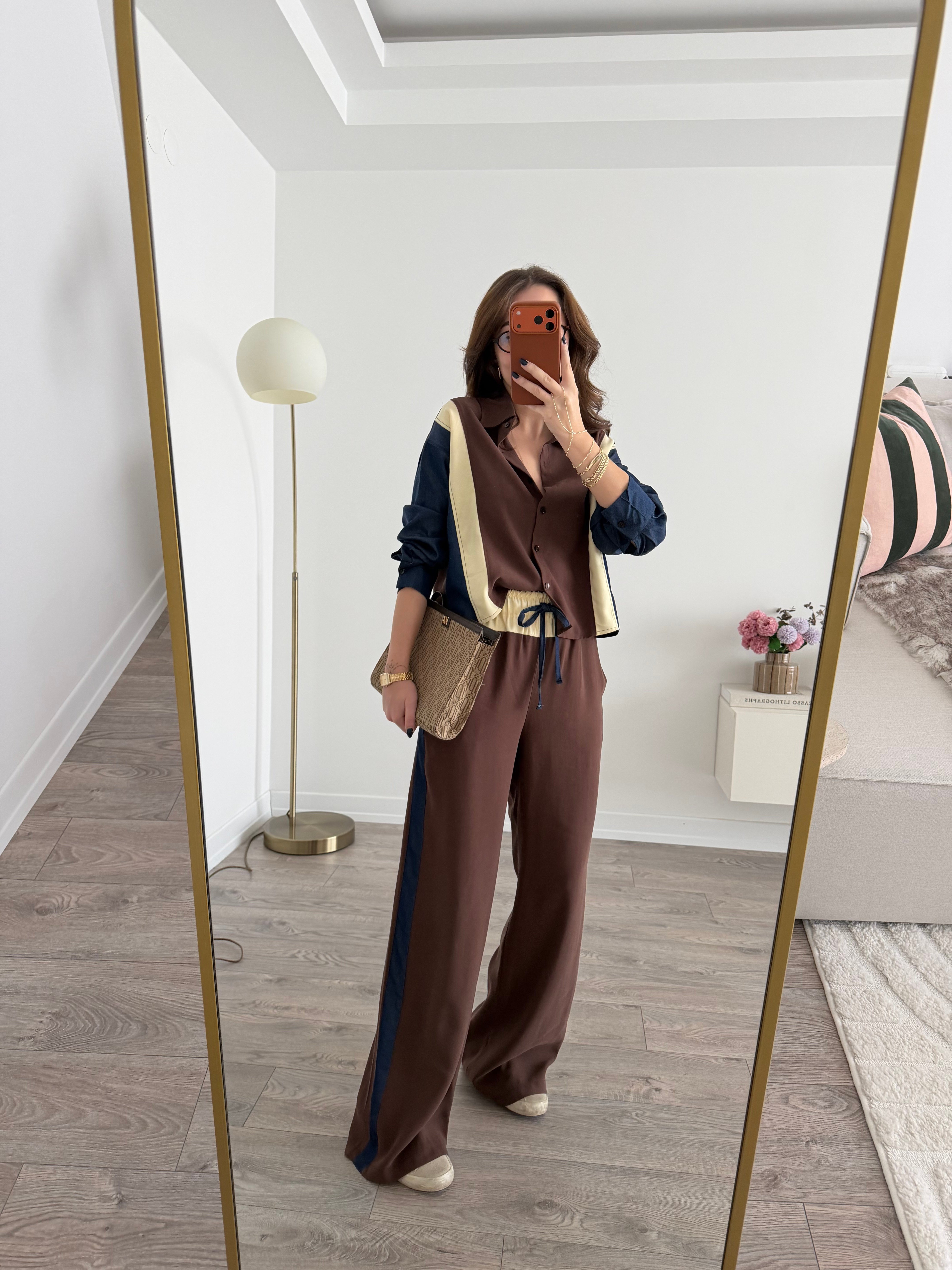 Marka Model Kahve Denim Mix Tensel Takım