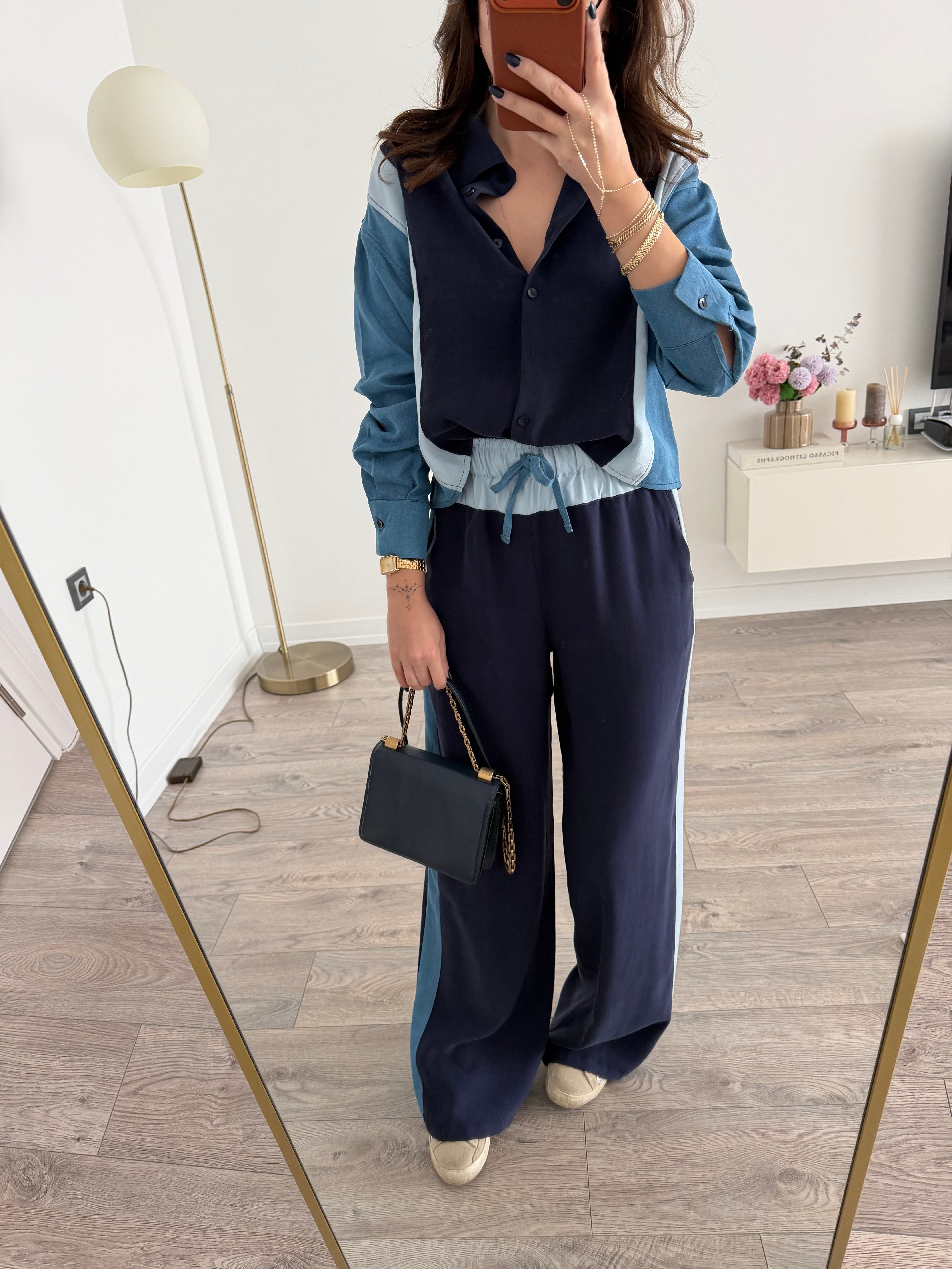 Marka Model Mavi Denim Mix Tensel Takım