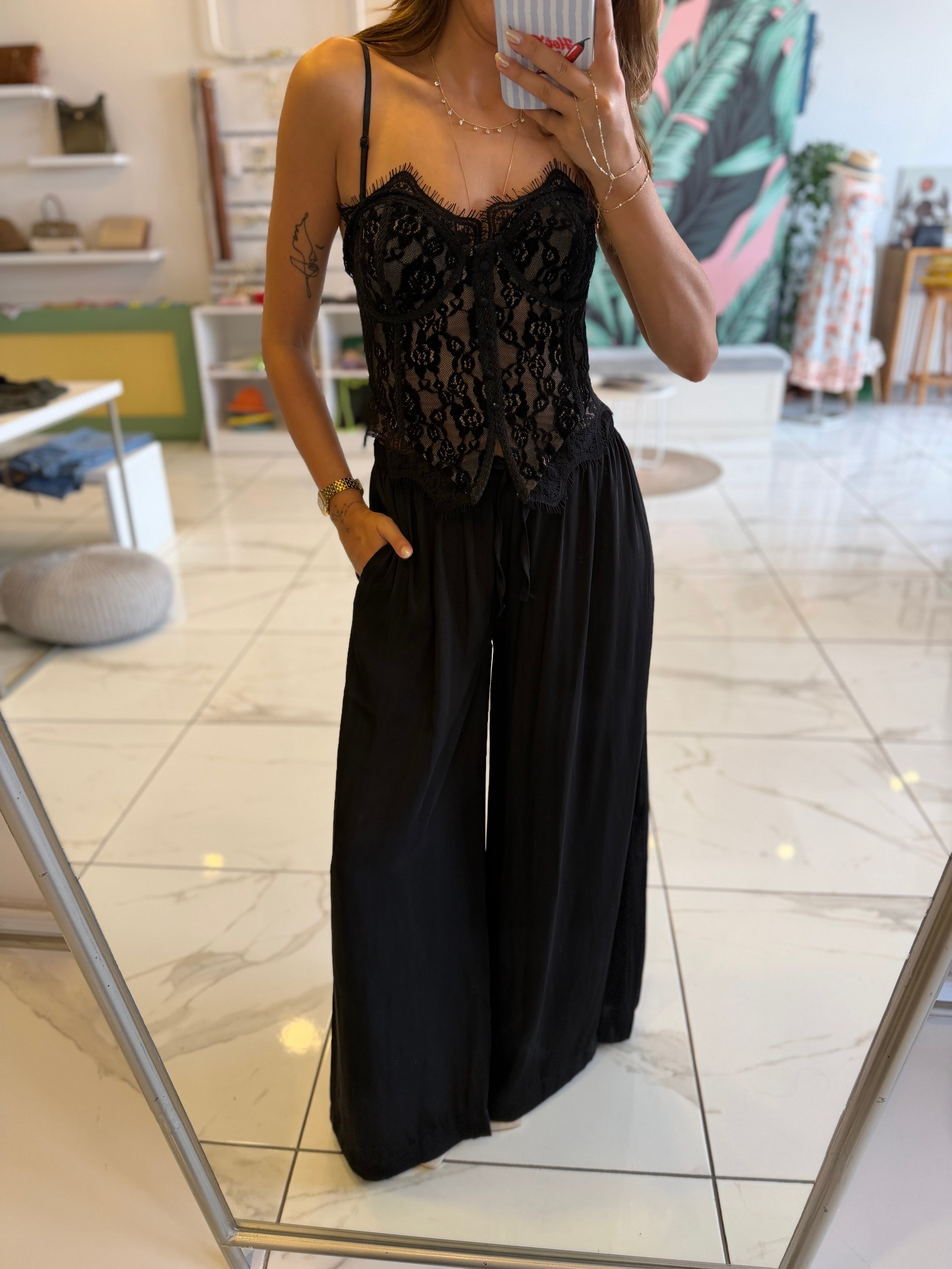 ZR Model Siyah Katil Pantolon 