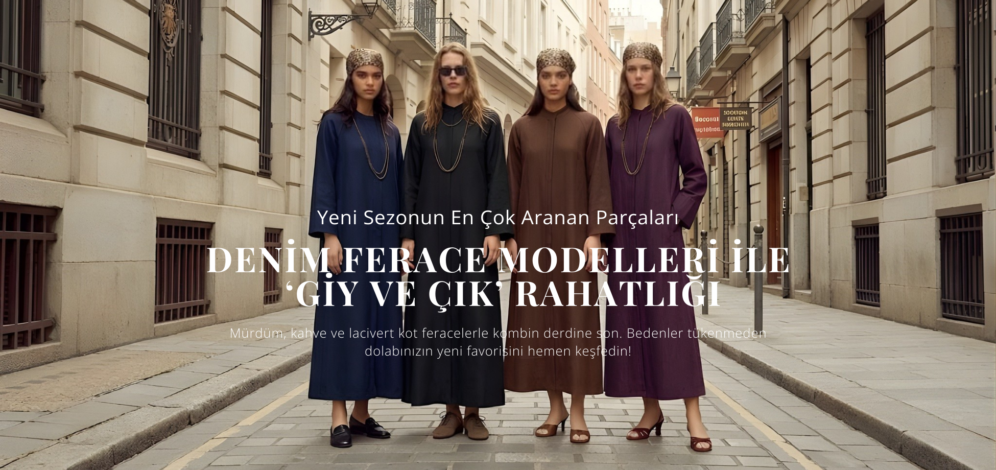 Denim ferace, Kot ferace, Ferace modelleri, Tesettür dış giyim, Renkli ferace, Tesettür sokak stili, Denim ferace kombinleri, Kot ferace nasıl kombinlenir, Günlük ferace kombini, Spor ferace modelleri, Rahat tesettür kombinleri, Mevsimlik dış giyim tesettür, Mürdüm ferace kombini, Kahverengi kot ferace, Siyah denim ferace, Lacivert ferace modelleri, Renkli kot ferace kombinleri