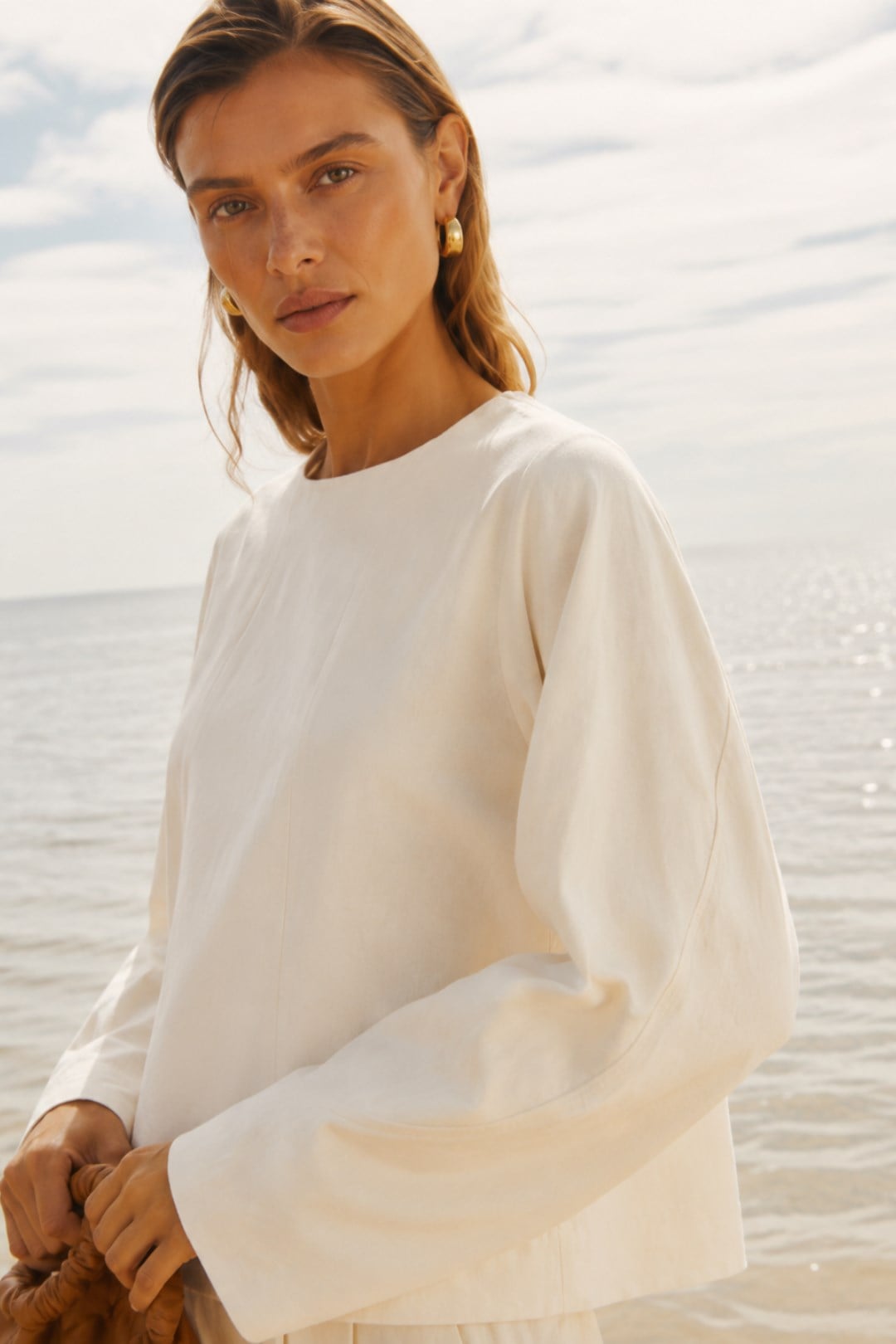 DUNE | Modern Form Bluz Ekru