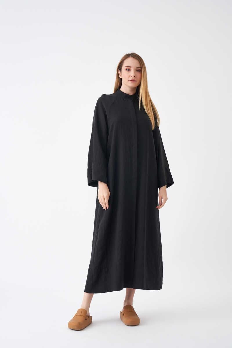 Ferace Model Elbise Siyah