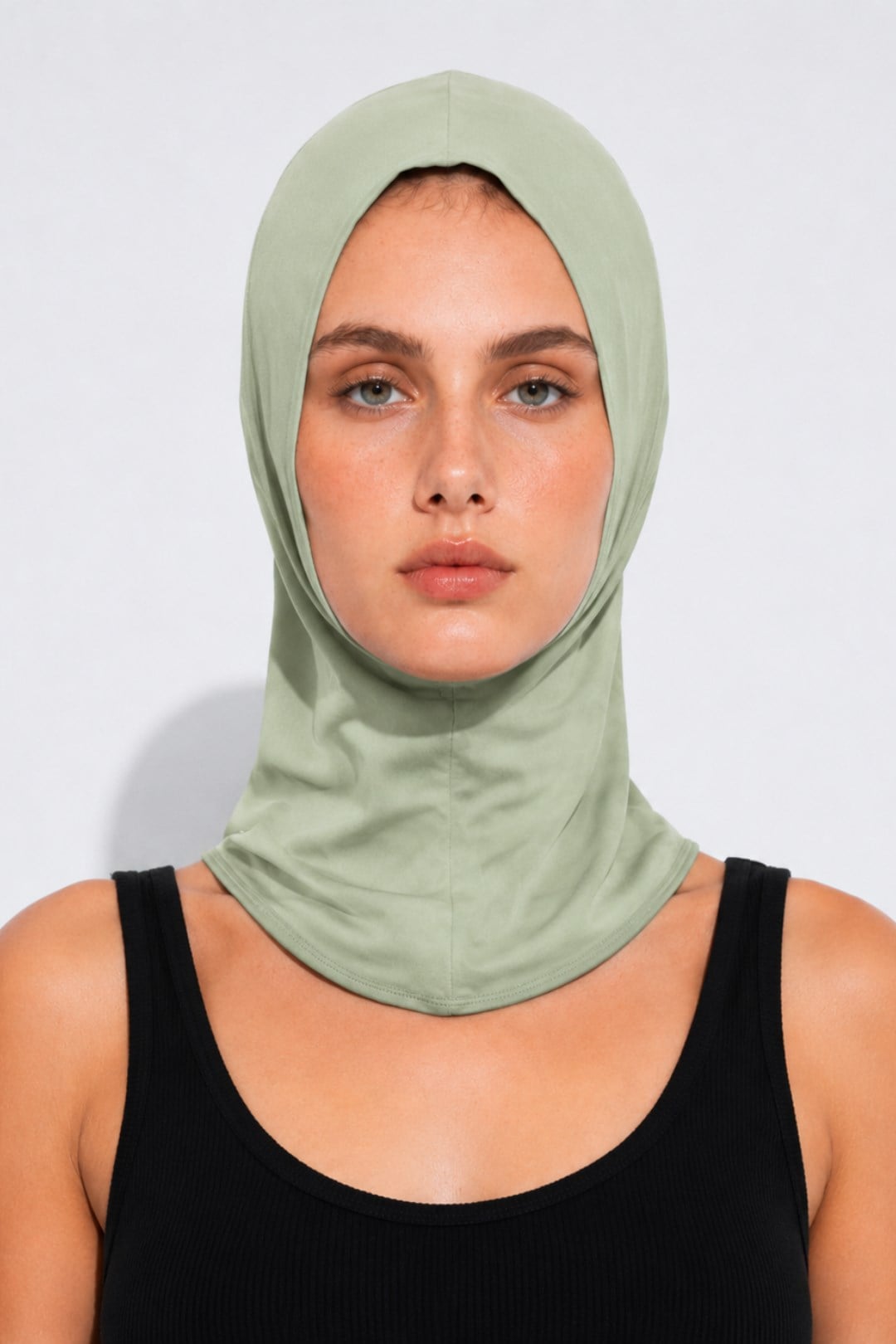 Hijab Sea ​​Bonnet Almond Green
