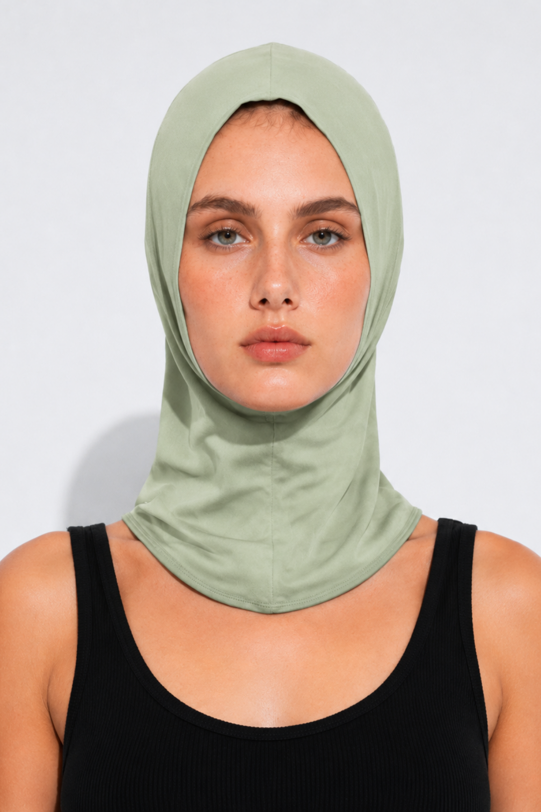 Hijab Sea ​​Bonnet Almond Green