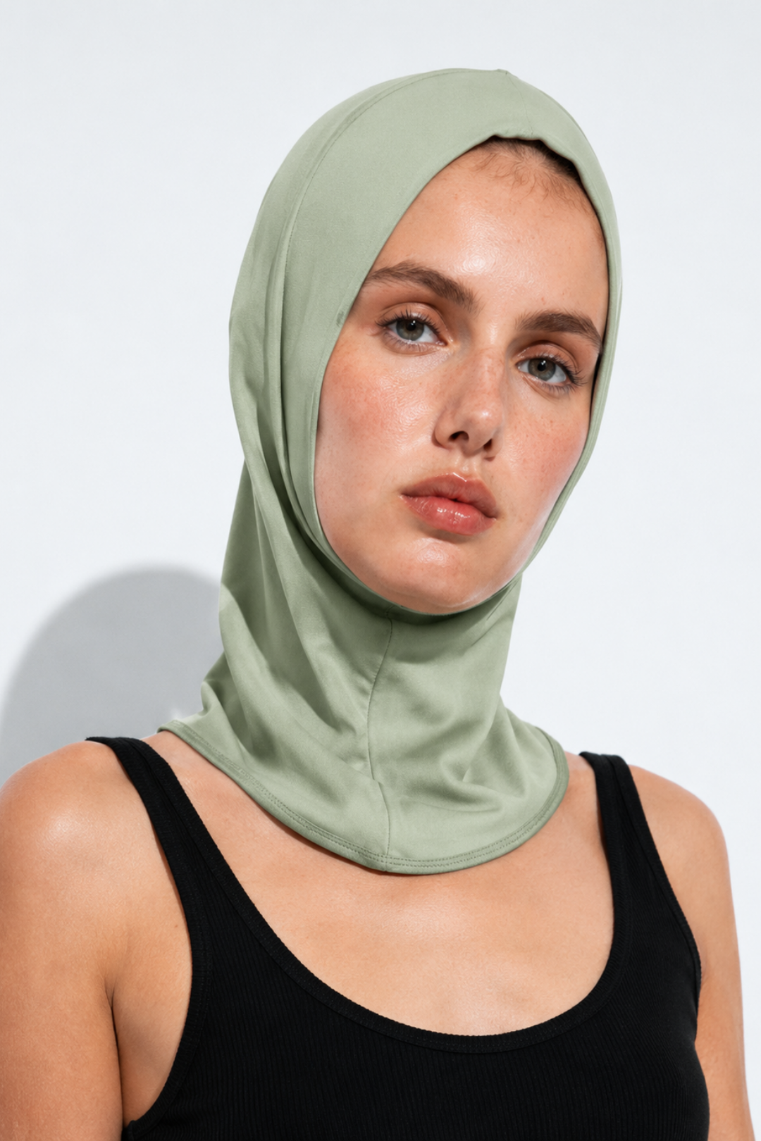Hijab Sea ​​Bonnet Almond Green