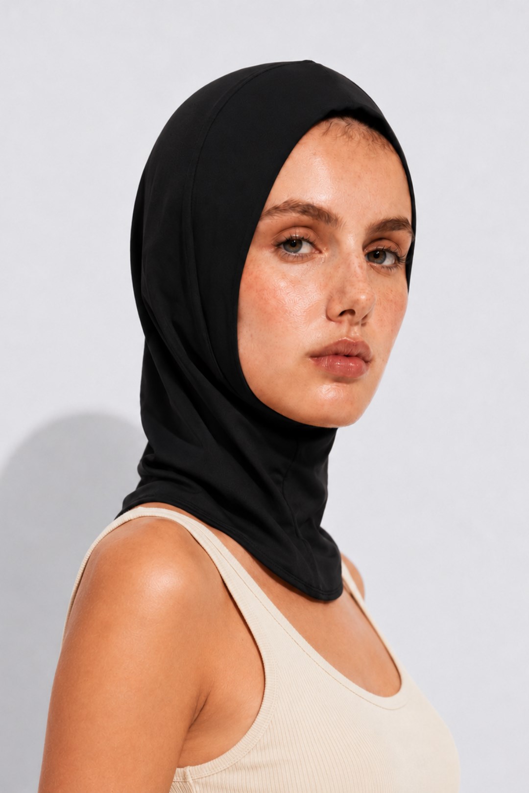 Hijab Sea ​​Bonnet Black