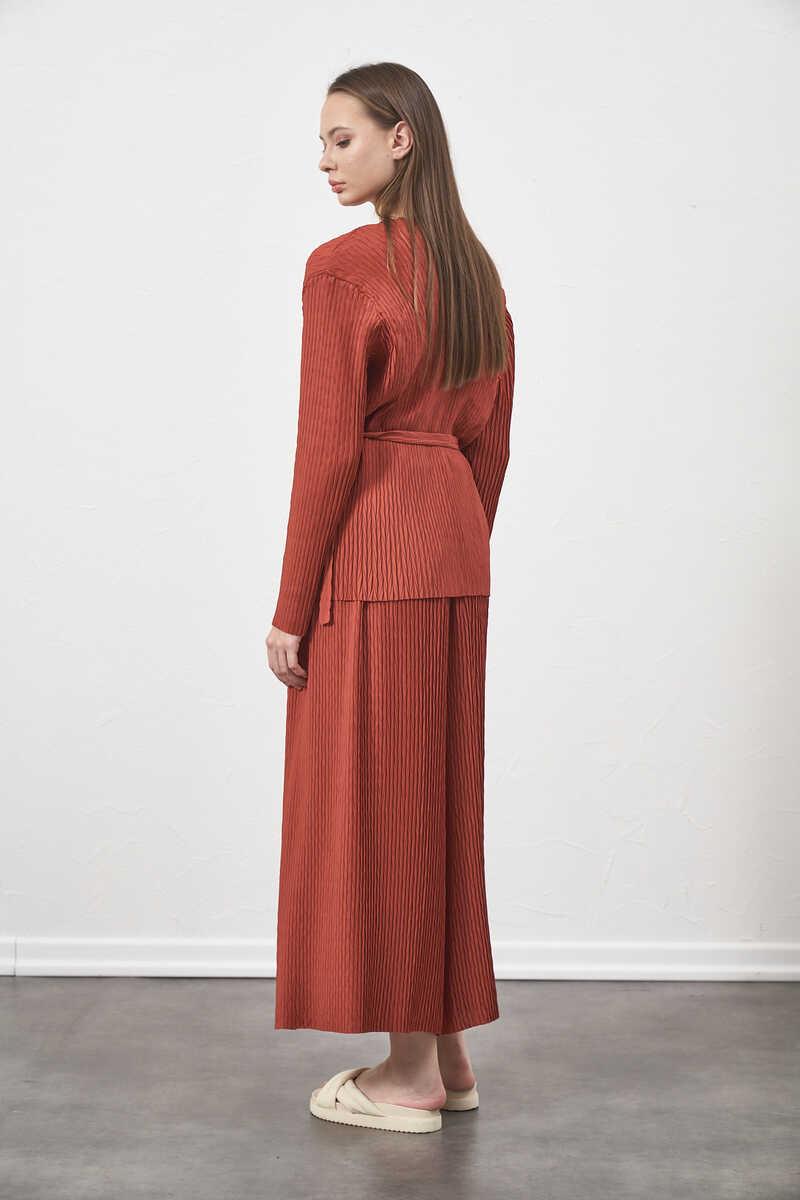 Pleated Trousers Rose Color