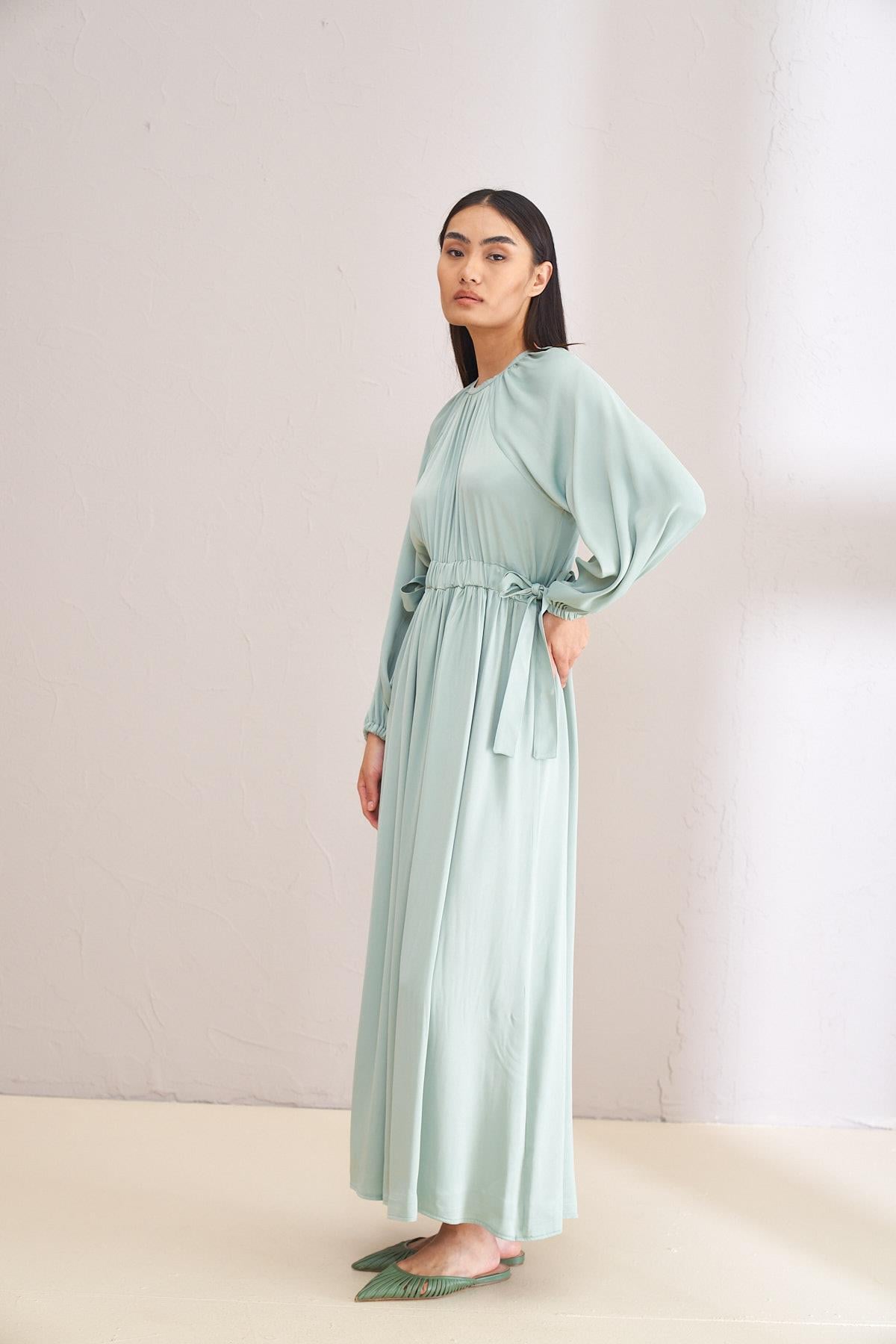STEALLA YEŞİL ELBİSE 2144
