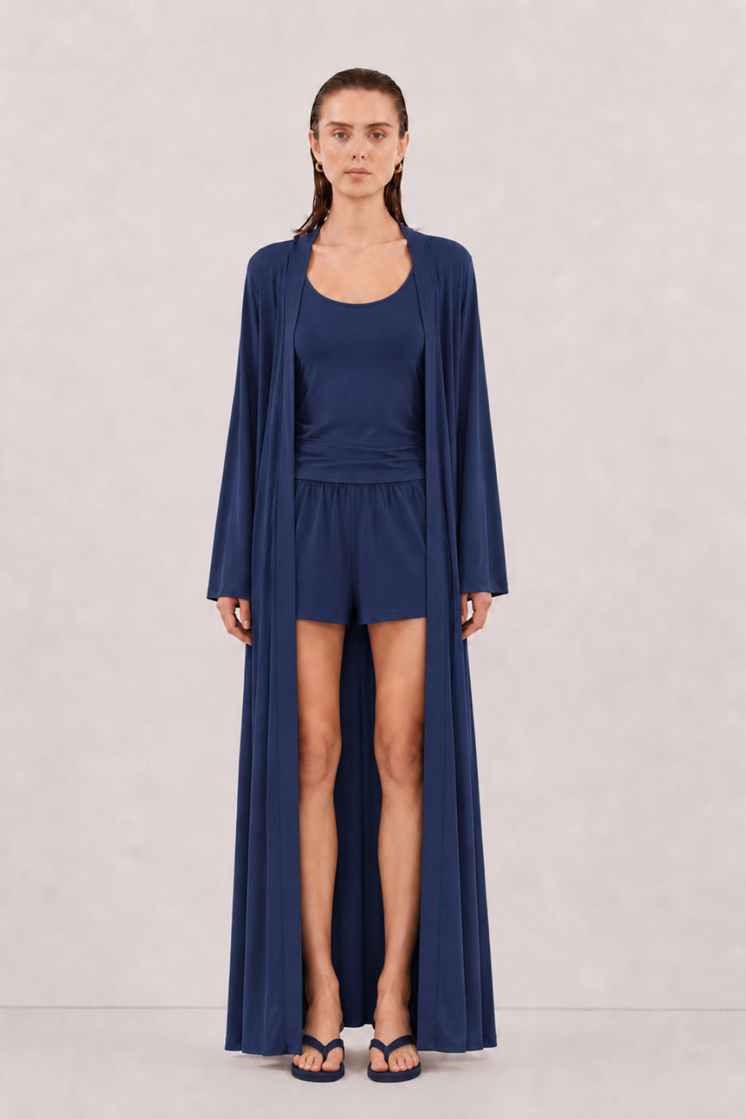 VELİA | Abaya Modal İndigo