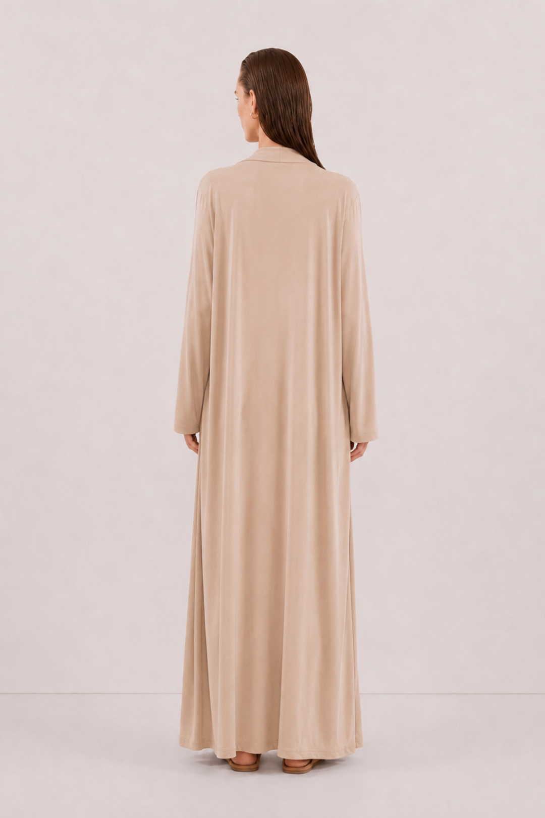 VELİA | Abaya Modal Kum Beji