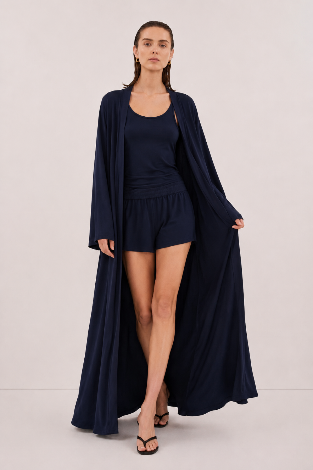 VELİA | Abaya Modal Lacivert