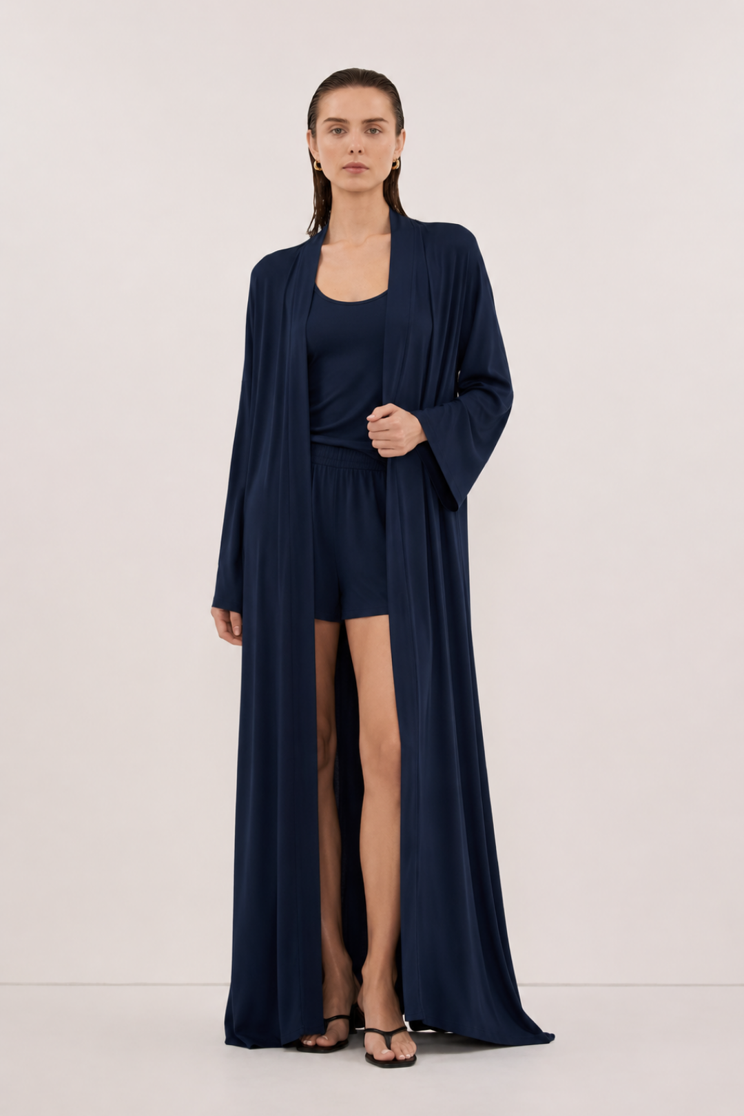 VELİA | Abaya Modal Lacivert