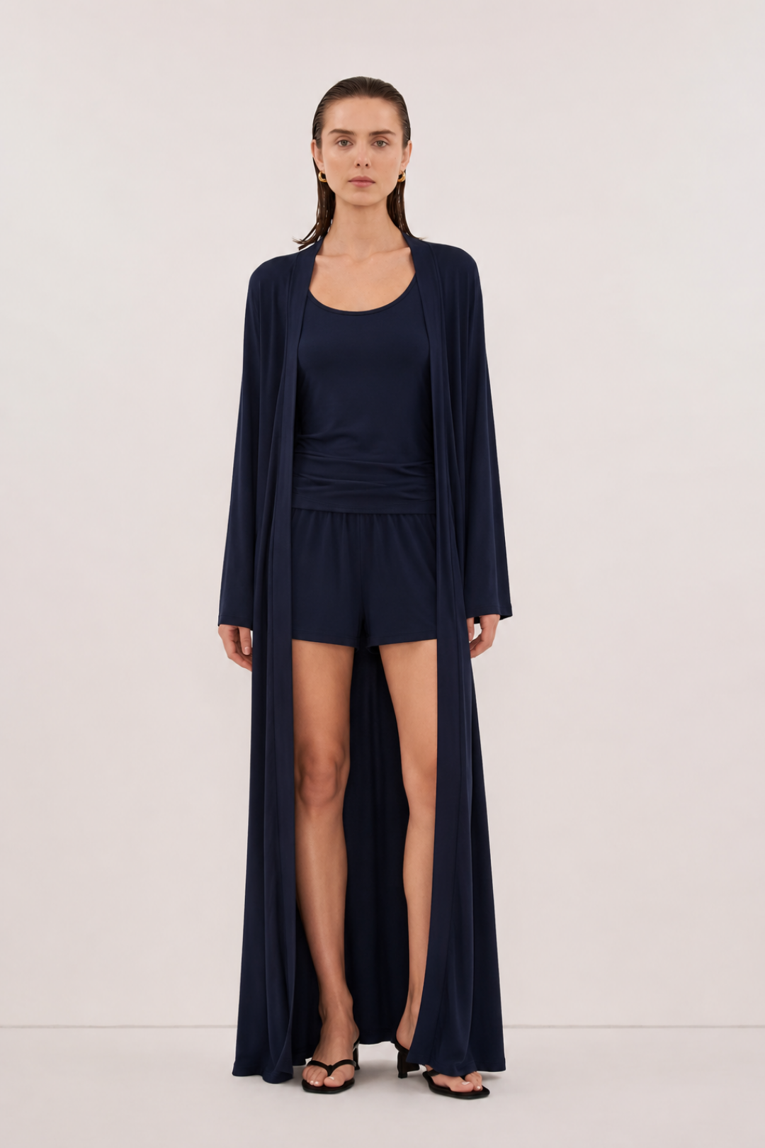 VELİA | Abaya Modal Lacivert