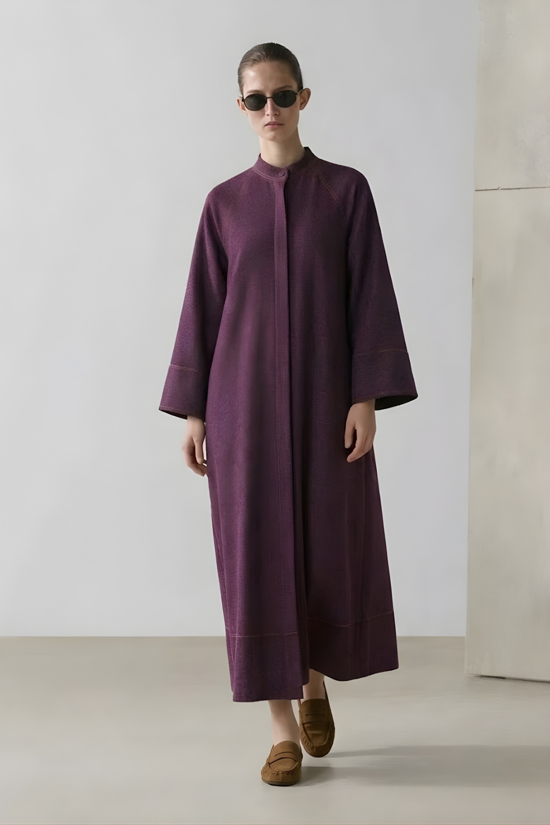 VERA | Ferace Denim Elbise Mürdüm