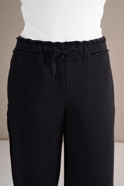 3 İplik Şardonlu Eşofman Siyah