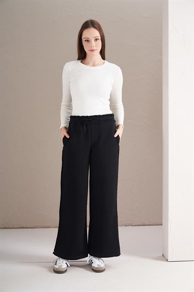 3 İplik Şardonlu Eşofman Siyah