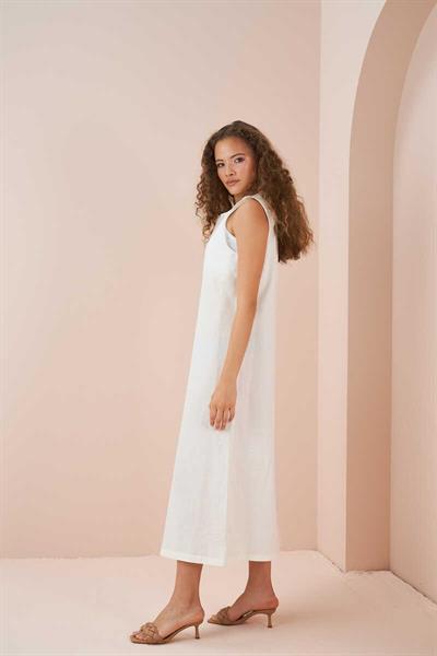 Askılı Pamuk Vual Astar Ekru