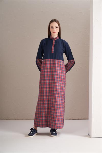 Blok Elbise Kırmızı Laci