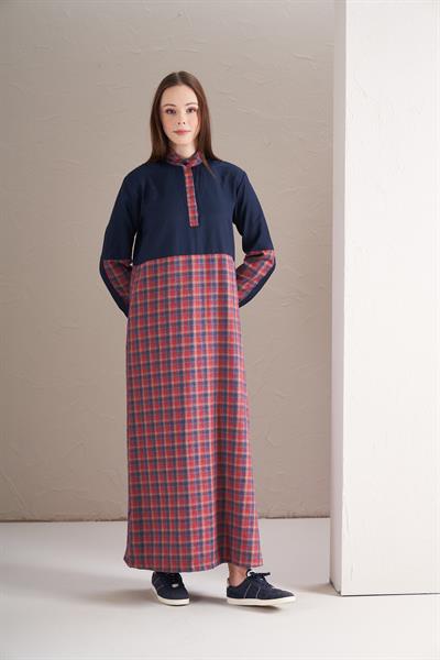 Blok Elbise Kırmızı Laci