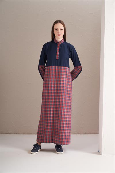 Blok Elbise Kırmızı Laci