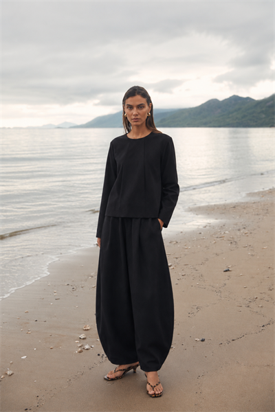 DUNE | Modern Form Bluz Siyah