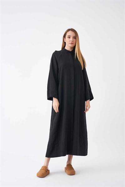 Ferace Model Elbise Siyah