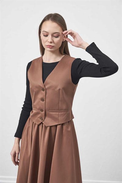 Fit Vest Brown