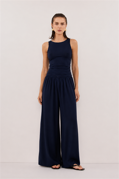 Flowa | Modal Bol Pantolon Lacivert