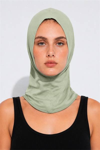 Hijab Sea ​​Bonnet Almond Green