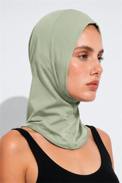 Hijab Sea ​​Bonnet Almond Green
