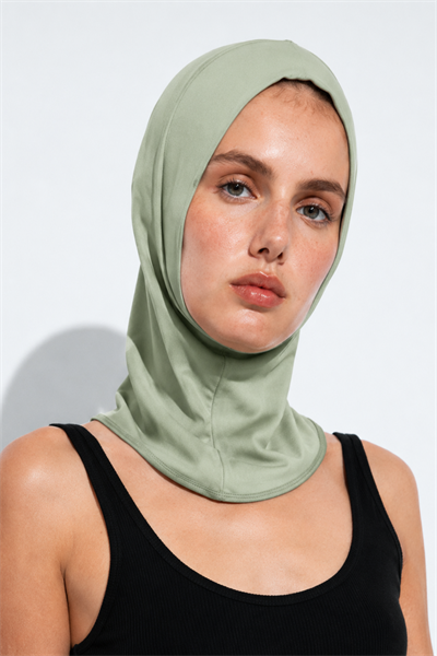 Hijab Sea ​​Bonnet Almond Green
